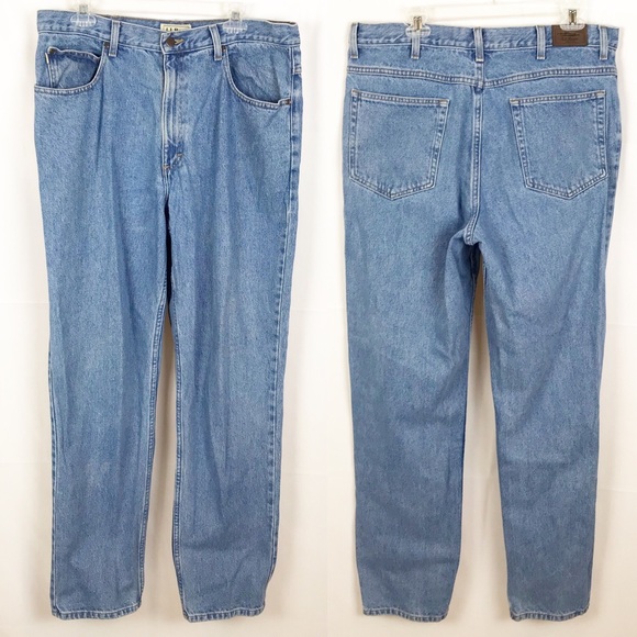L.L. Bean Jeans Double L Jeans Natural Fitbluesize 37x34 Poshmark